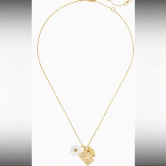 Kate Spade Off we go girls trip taxi pendant necklace - Picture 2 of 3